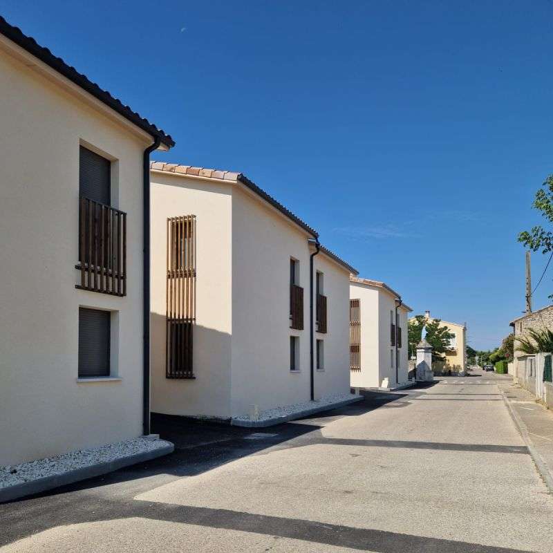 Livraison du lotissement « Les Jardins de Marie » : 4 villas locatives T4 1 Villas locatives livrées – Les Jardins de Marie